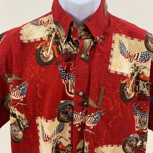 Motorcycle Button Shirt